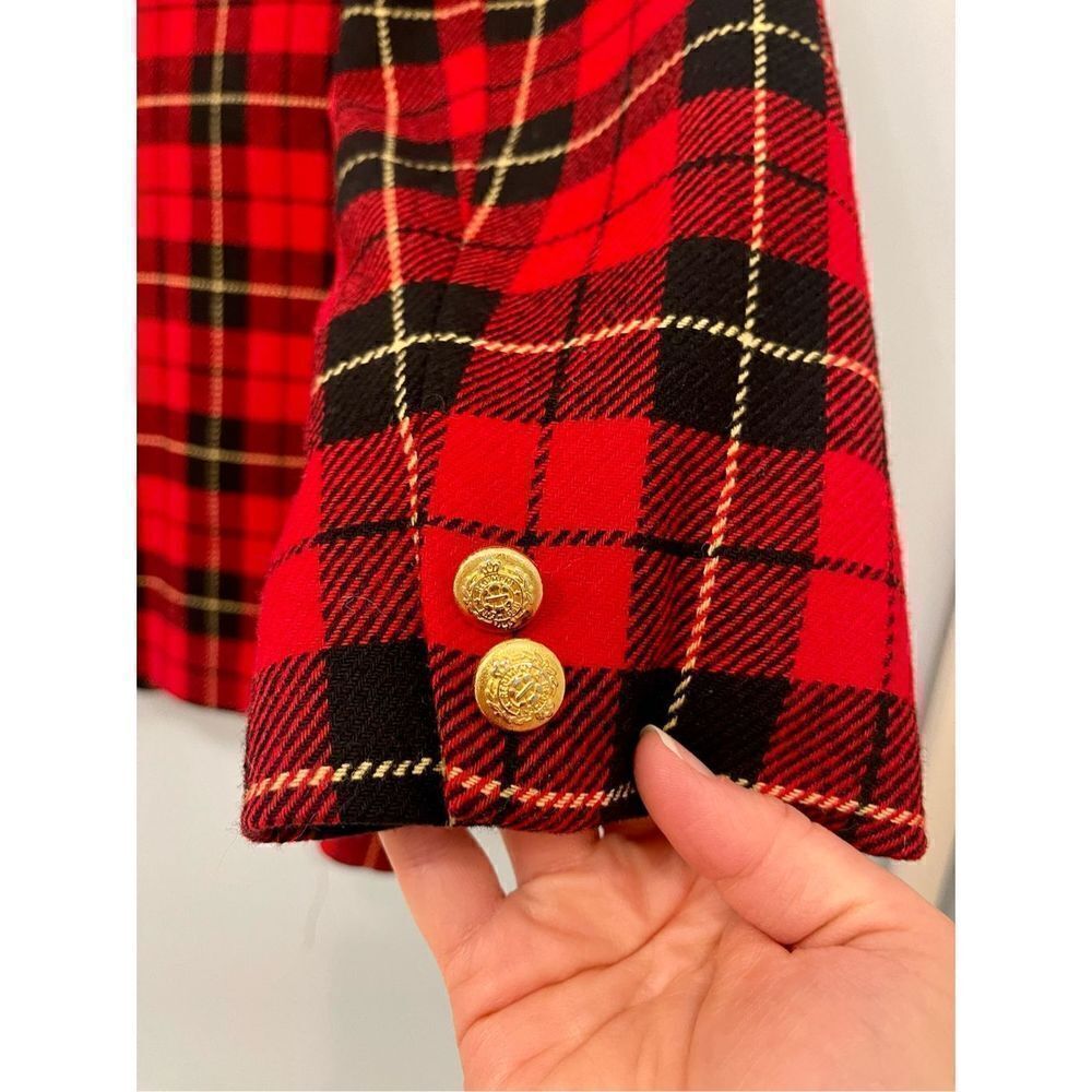 Vintage Pendleton plaid wool blazer - Picture 9 of 10